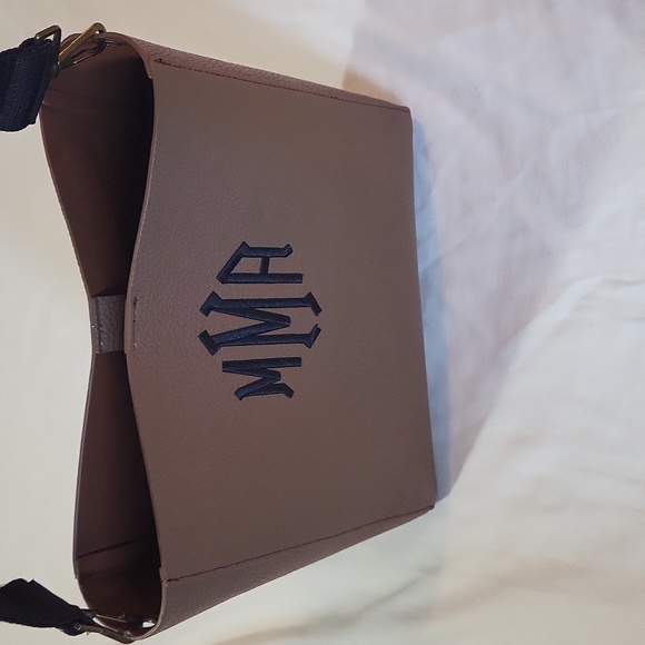 MMA MARLEYLILLY PU Vegan leather purse embroidered guitar strap Monogram - Picture 3 of 15